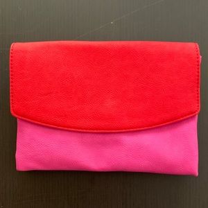 Ann Taylor Clutch Bag - Hot Pink - NWT